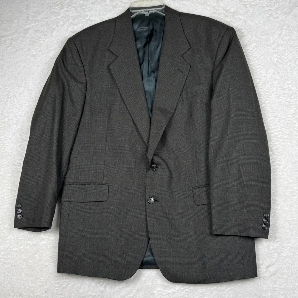 Kilburne and Finch Suit Jacket Mens 41R Gray Old Money Dark Academia Wool Blend